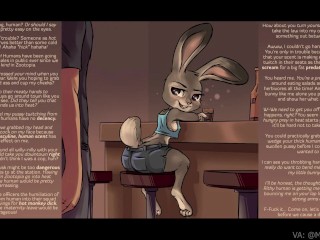 ASMR Judy Hopps Loves Your Masculine Alpha Scent In a Zootopia Bar Video