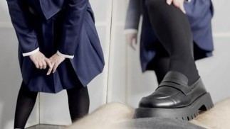 Trailer. Kugisaki Nobara obligingly works his footwork. footjob