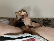 Preview 5 of Masturbating big cock