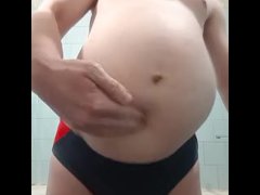 The bubbling of water in my intestines💧💧 Helium rises higher and higher🎈🎈 More on my OF🎈💥💥