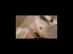 Shower 🚿 Time!!! : NUDE GRWM (Short Black Slim Redhead Babe)