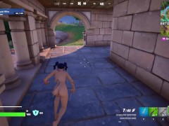 Fortnite With Nude Mods Installed Scuba Crystal Nude Skin Gameplay [18+]