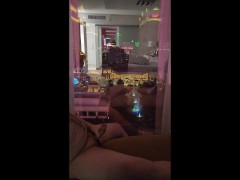 Quick jerk in front of Las Vegas Strip
