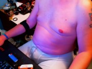 Preview 5 of Gaming Accident turns into epic jerk session with loads of Piss!