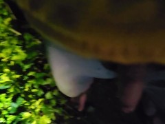 The most beautiful light piss with a torch
