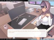 Preview 5 of Tsundere Milfin [ HENTAI Game  ] Ep.6 my boss is teasing me with her massive tits