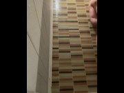 Preview 4 of Latino masturbates in the gym showers