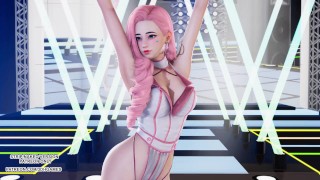 [MMD] Lee Hyo Ri - U Go Girl Seraphine Sexy Kpop Dance League of Legends ongecensureerde Hentai 4K 60FPS