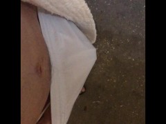 Jerk off outside