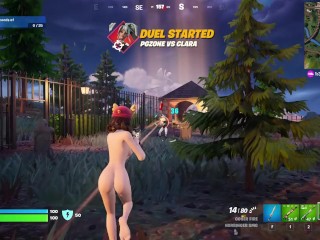 Fortnite Nude Mod installed Gameplay Battle Royale Match with Adult Mods[18+] Video