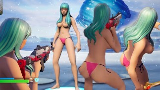 带有裸体模组的 Fortnite 游戏 [18+] Syd 裸体皮肤游戏玩法