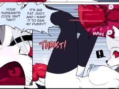 Helluva Boss Loona Has Threesome With Moxxie And Millie