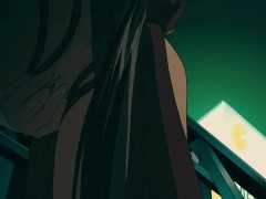 Busty Green Haired Babe Loves Getting Her Hairy Pussy Eaten in 69 Position