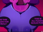 Preview 1 of DELTARUNE -  Big Ass Susie Fucks Kris in his own house