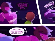 Preview 4 of DELTARUNE -  Big Ass Susie Fucks Kris in his own house