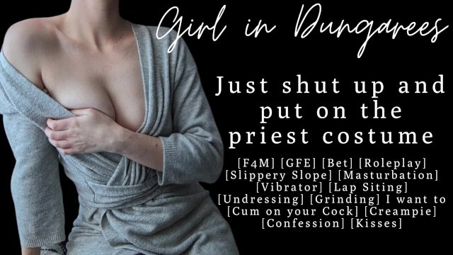 ASMR  The fucking that happens when your girlfriend with a priest kink wins a bet  Audio for Men