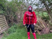 Preview 1 of Plastic and gasmasks raincoats pvc