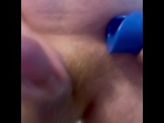 Testing cheap Chinese masturbation toy. It’s quite uncomfortable, vibration is ok.