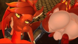 Bratty Futa Dragon Becomes Submissive