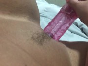 Preview 1 of Sticking something hard and veiny inside my tight fuck hole