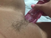 Preview 3 of Sticking something hard and veiny inside my tight fuck hole