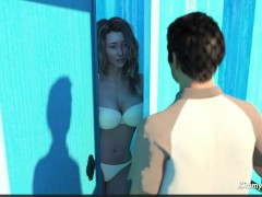 A Wife and stepmom - MILF helps her 18yo neighbour to Masterbate.