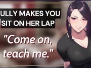 Preview 1 of Your Bully Makes You Sit On Her Lap And Teases You