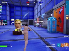 Chun Li Skin Nude Mod Installed Gameplay Fortnite Red VS Blue Match With Nude Mods