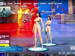 Fortnite Nude Mod Gameplay Broadwalk Ruby Nude Skin Gameplay [18+]