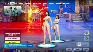 Fortnite Nude Mod Игровой процесс Broadwalk Ruby Nude Skin Игровой процесс [18+]