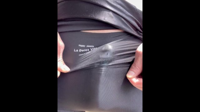 男 電マ オナニー スパッツ 着エロ ベランダ