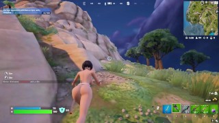 Battle Royale's Evie Nude Skin Gameplay With The Match Adult Mods 18 Installed