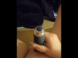 Loud moaning while using vibrator Video