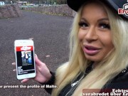 Preview 1 of German amateur picks up students via dating app - real documentary