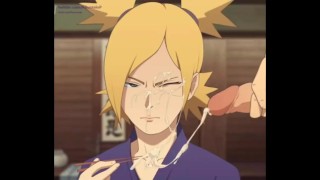 TEMARI RECEIVES A GREAT FACIAL WHILE IN THE DINING ROOM ANIMATED UNCENSORED