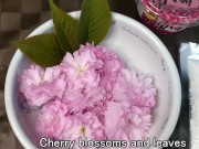 Preview 1 of sakuya makes mochis with cherry blossoms[Touhou cos]