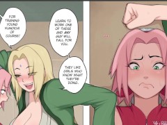 Tsunade ""Trains"" Sakura With Her Futa Cock ♥ Naruto Comic - Screenshot 3 of 16 - Big Balls