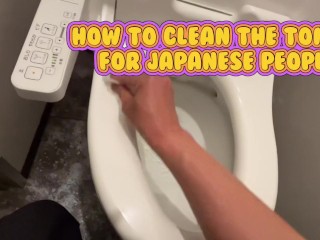 J’aimerais Vous Présenter Le Nettoyage Des Toilettes Japonais.