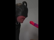 Preview 6 of Training Zero Femdom Slave Gag Training Dildo Bondage BDSM Humiliation Real Homemade Milf Stepmom