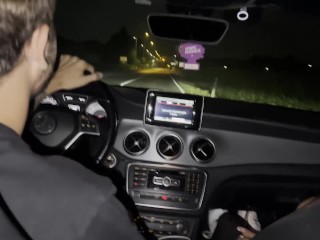As we were Coming Home from the Cinema In. Car with Friends, I Started Sucking the Dick of the Guy s