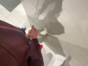 Preview 6 of Cruising in JCPenney restrooms, they almost caugh me, PUBLIC JERK OFF, cumshot