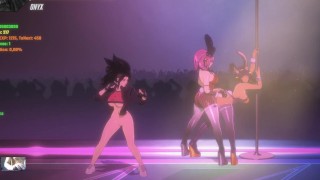 Pure onyx - Baiser avec des filles lapins futanari lesbiennes