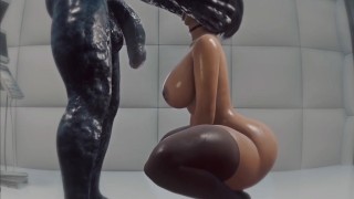3D MILF Character With A Challenging Blowjob Simulator