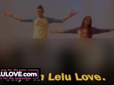 Homemade couple sharing behind the scenes of 1st live non-porn performance - Lelu Love