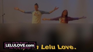 Homemade couple sharing behind the scenes of 1st live non-porno performance - Lelu Love