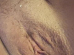 Wet Open close pussy cumming hard focused on the Clit