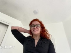 free use office bitch in panties and chastity for futa boss - full video on Veggiebabyy Manyvids