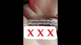 Мастурбация FTM крупным планом