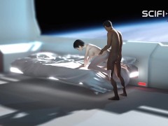 Twyla - adult visual novel. Sci-fi story - Screenshot 13 of 16 - Big Boobs