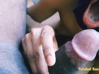 Sexy srilankan girl can't stop sucking her roommate 's dick.Swallow his load. Video